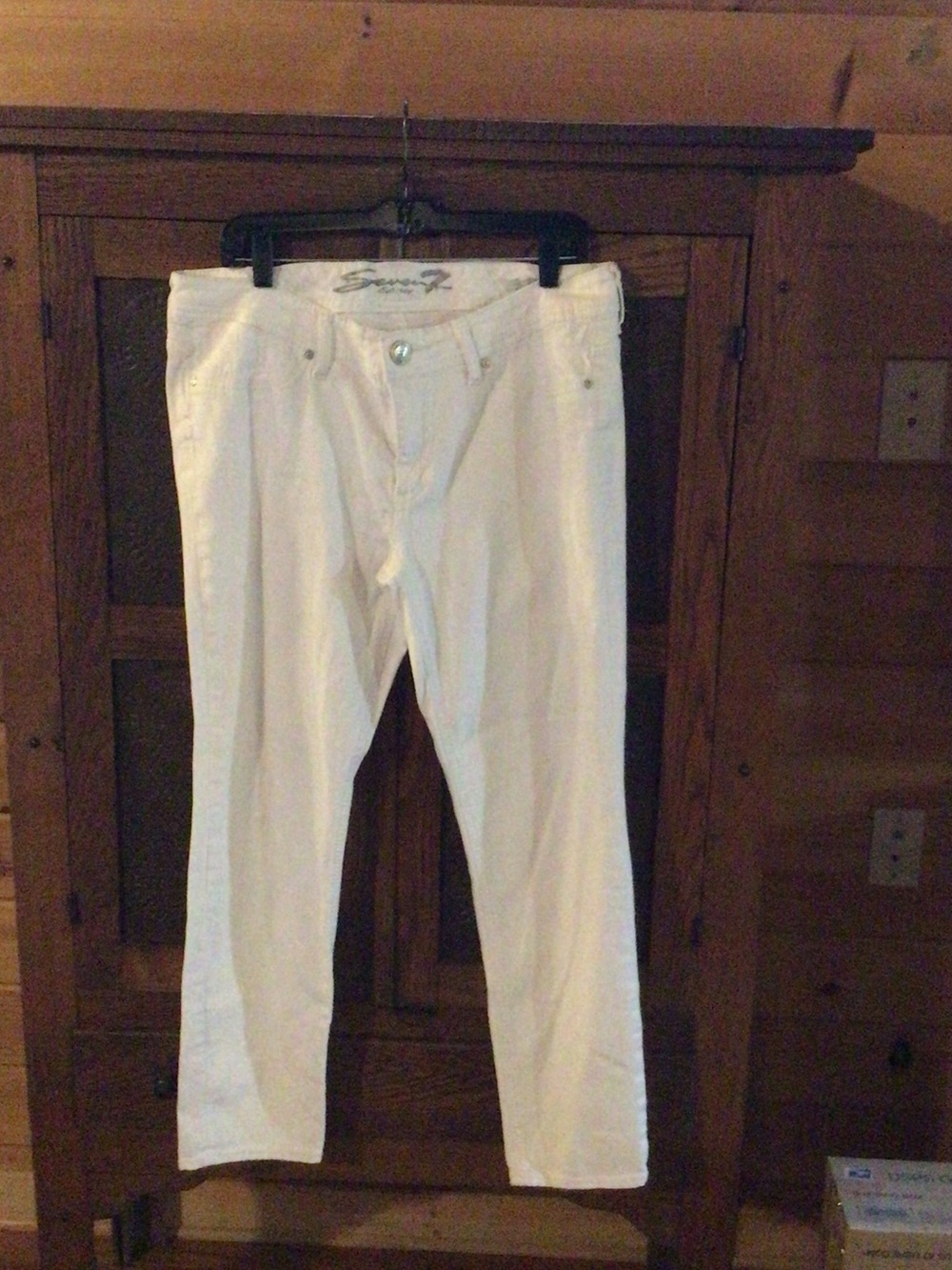 Seven7 White Skinny Women’s Jeans - Slim Fit